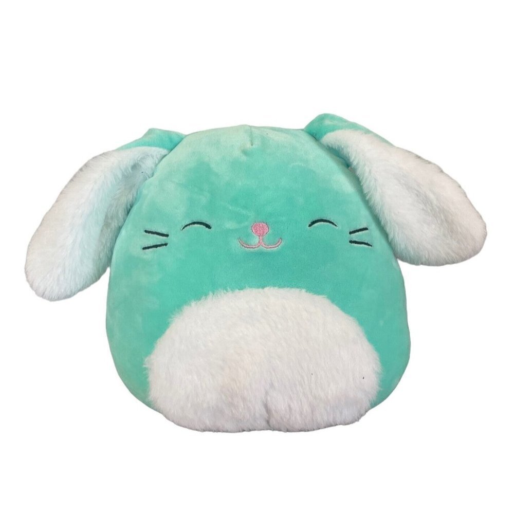 Sammy Bunny 8” SQUISHMALLOW Easter 2021 - Mint Green with Fur/fuzzy tummy